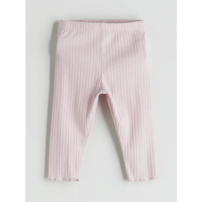 LC WAIKIKI Pembe Fiyonklu Kız Bebek Sweatshirt ve Tayt 2li