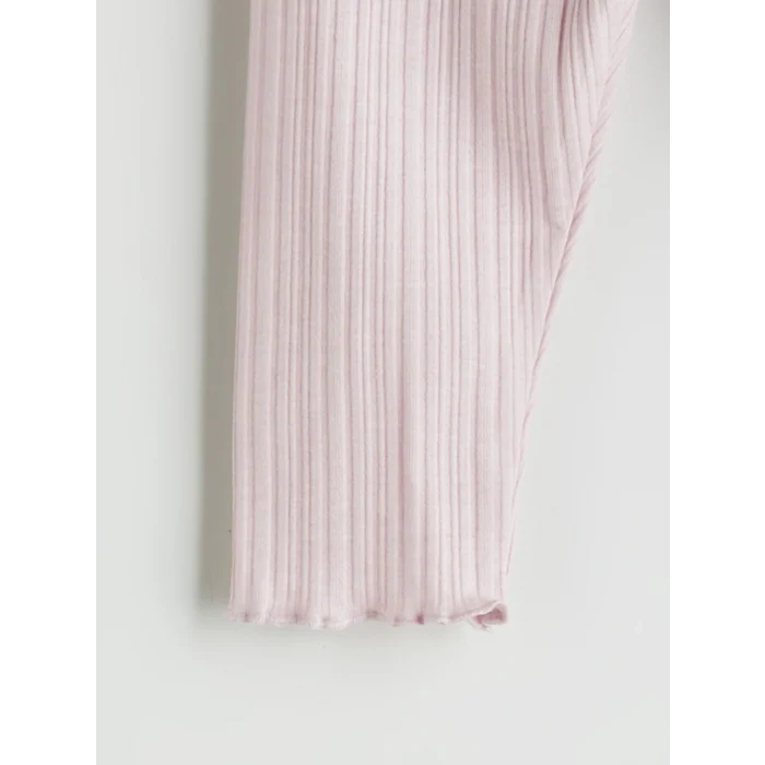 LC WAIKIKI Pembe Fiyonklu Kız Bebek Sweatshirt ve Tayt 2li