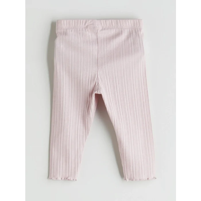 LC WAIKIKI Pembe Fiyonklu Kız Bebek Sweatshirt ve Tayt 2li