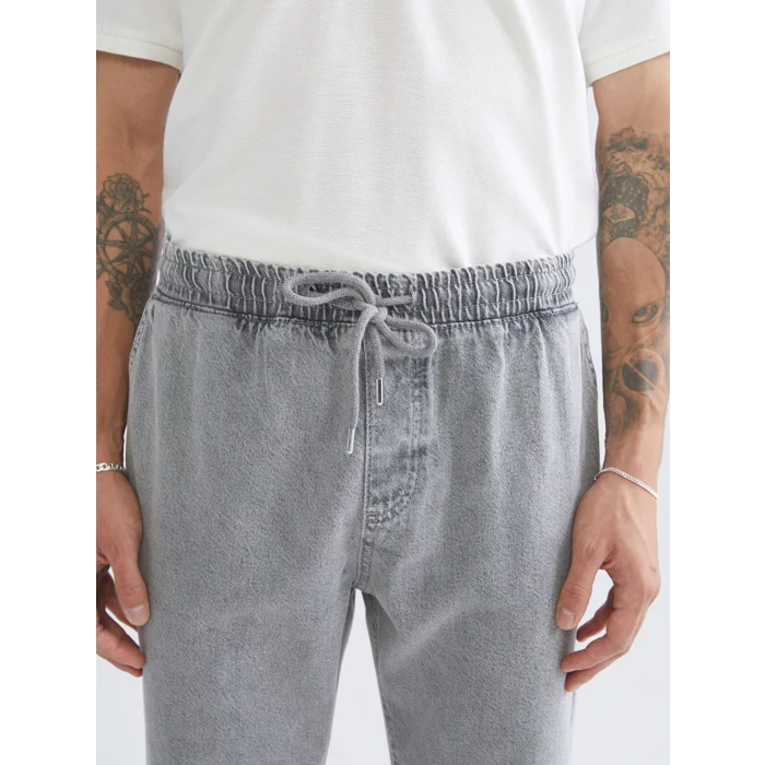 LCW Jeans Gri 700 Straight Fit Erkek Jean Pantolon