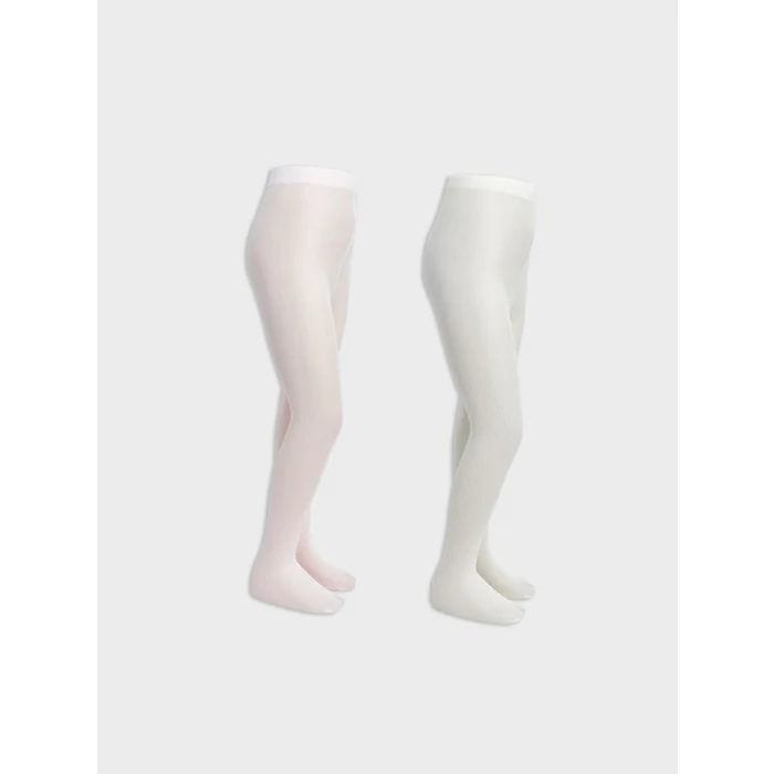 LCW Kids Pembe Kız Çocuk İnce Külotlu Çorap 2li