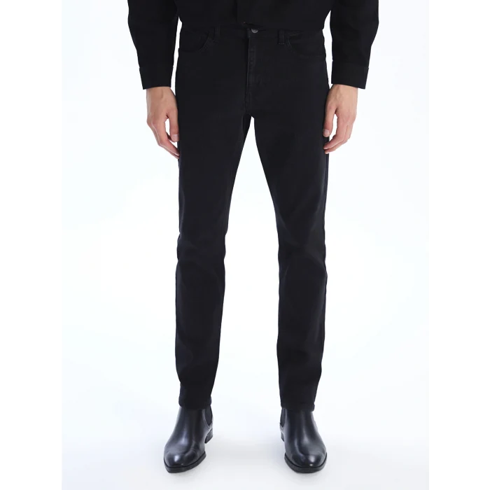 LCW Jeans Siyah Regular Fit Erkek Jean Pantolon