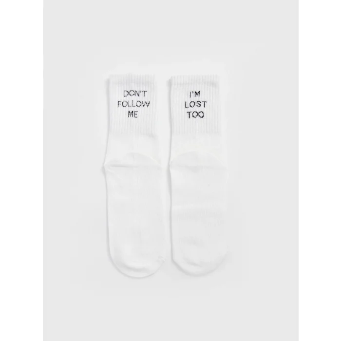 LCW DREAM Mavi Baskılı Kadın Soket Çorap 3lü