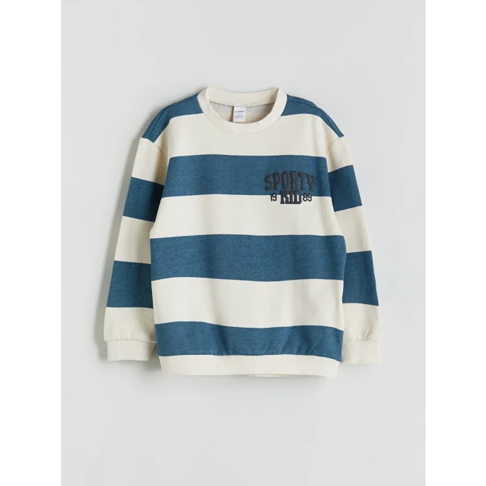 LCW baby Bej Bisiklet Yaka Erkek Çocuk Takım