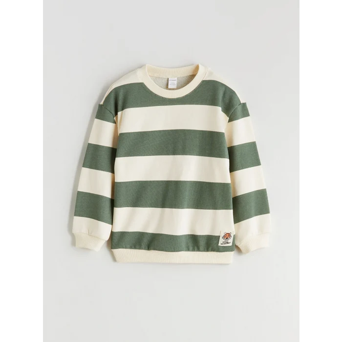 LCW Kids Bej Erkek Çocuk Sweatshirt ve Jogger Pantolon