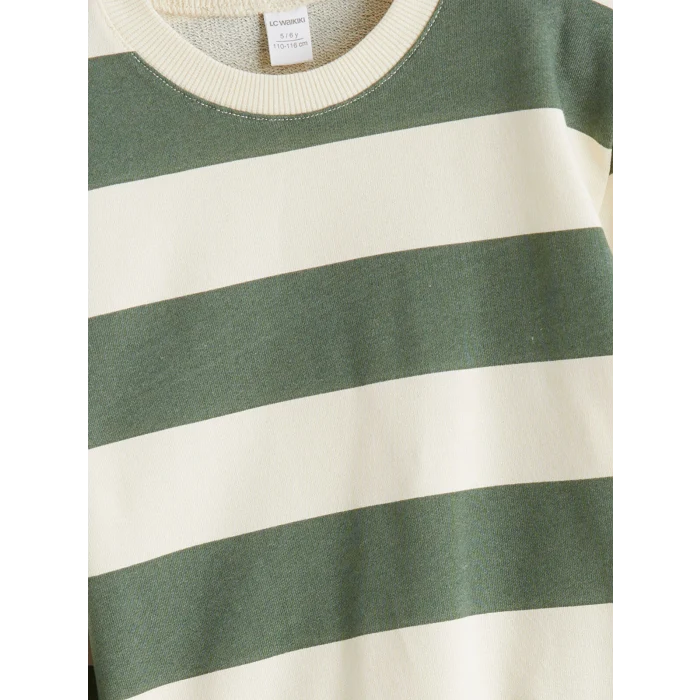 LCW Kids Bej Erkek Çocuk Sweatshirt ve Jogger Pantolon