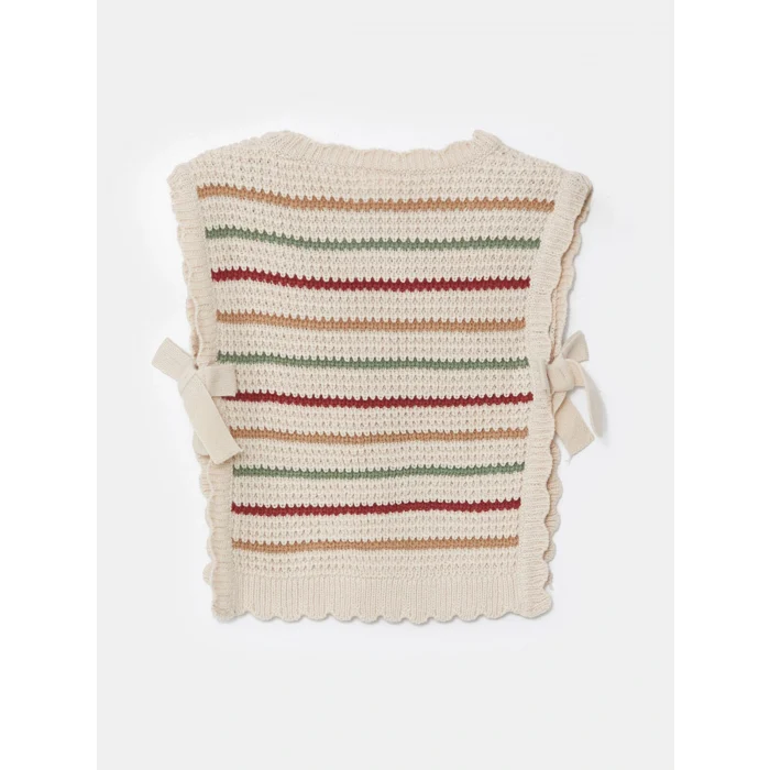 LCW Kids Karışık Bisiklet Yaka Kız Çocuk Triko Süveter