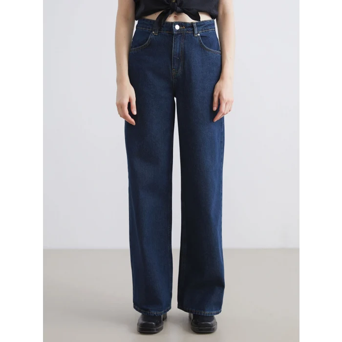 XSIDE Mavi Wideleg Kadın Jean Pantolon