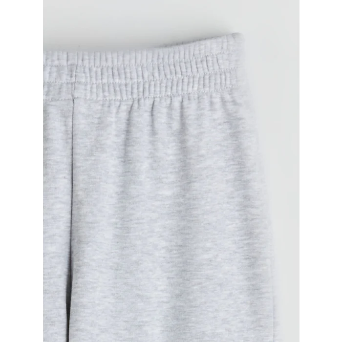 LCW Kids Gri Gömlek Yaka Kız Çocuk Eşofman Takım