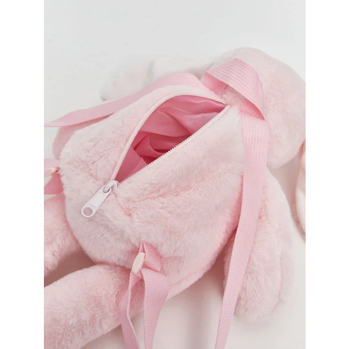 LCW ACCESSORIES Pembe Hareketli Kulaklı Kız Çocuk Sırt Çantası