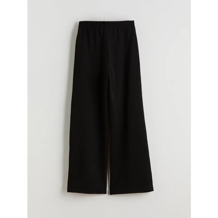 LCW Kids Siyah Beli Lastikli Kız Çocuk Eşofman Alt