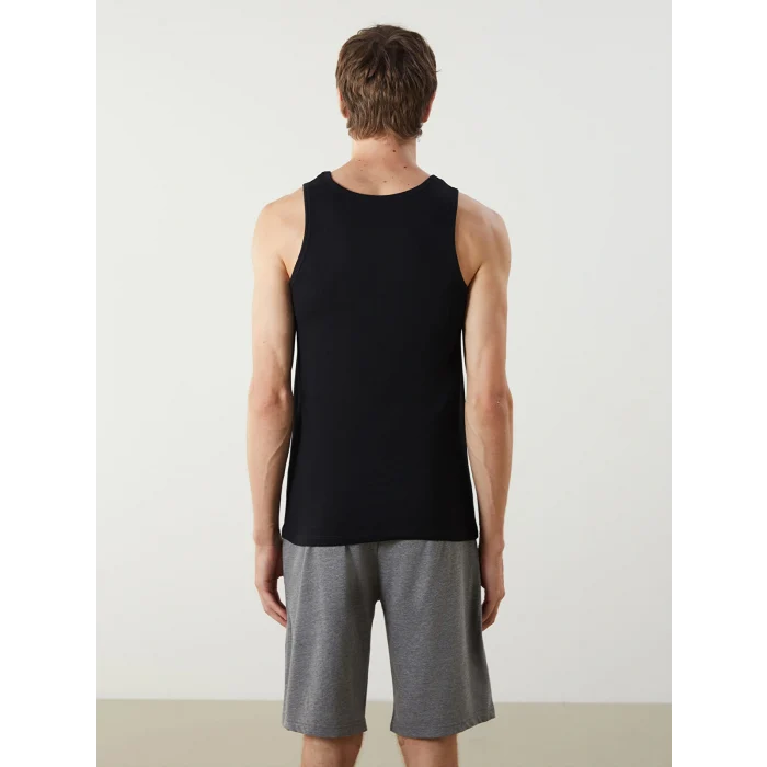 LC WAIKIKI Siyah U Yaka Penye Erkek Atlet 2li