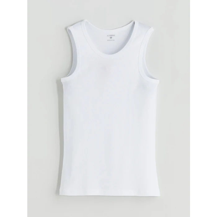 LC WAIKIKI Beyaz U Yaka Penye Erkek Atlet 2li