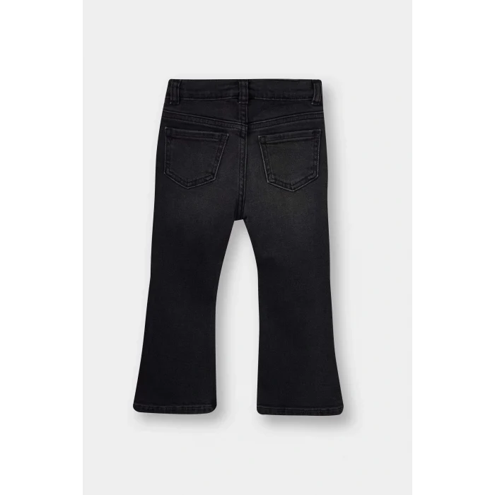 Defacto F0486A5NM36 DENIM Kız Bebek Flare Fit Jean Pantolon