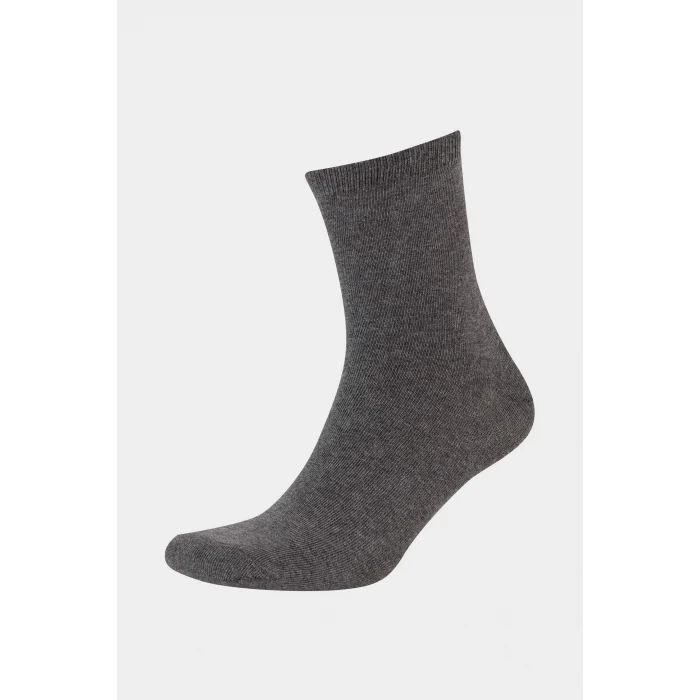 Defacto F5315AXKR1 Çok Renkli Erkek 3lü Pamuklu Soket Çorap