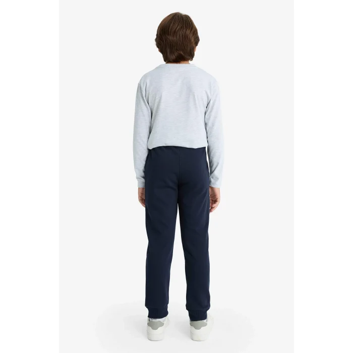 Defacto W0773A6NV253 Lacivert Erkek Çocuk Beli Lastikli Kalın Eşofman Altı