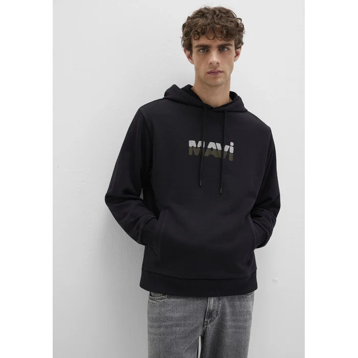 Mavi 0S10395-900 Mavi Logo Siyah Sweatshirt