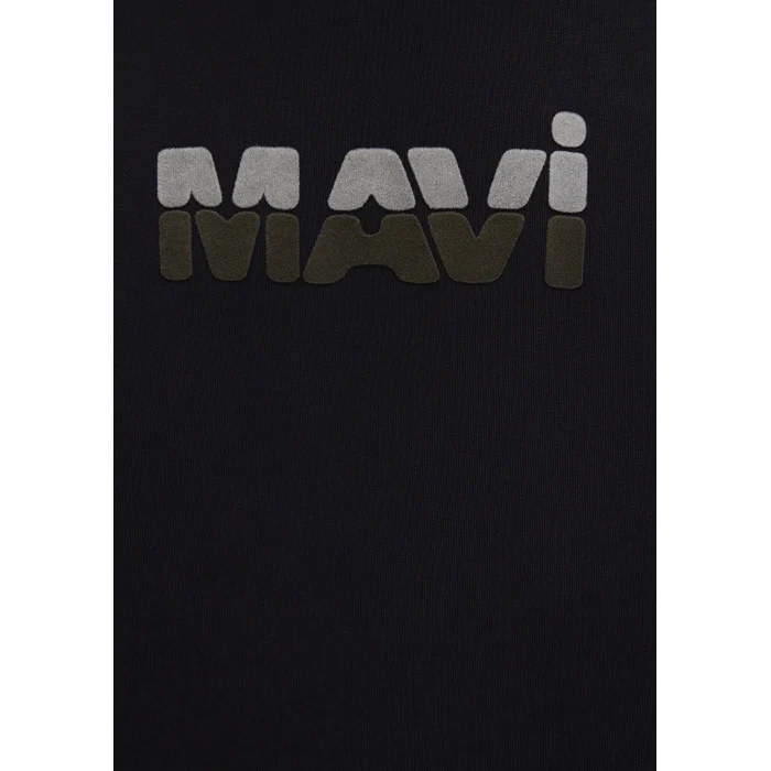Mavi 0S10395-900 Mavi Logo Siyah Sweatshirt