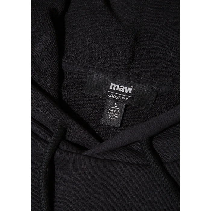 Mavi 0S10395-900 Mavi Logo Siyah Sweatshirt