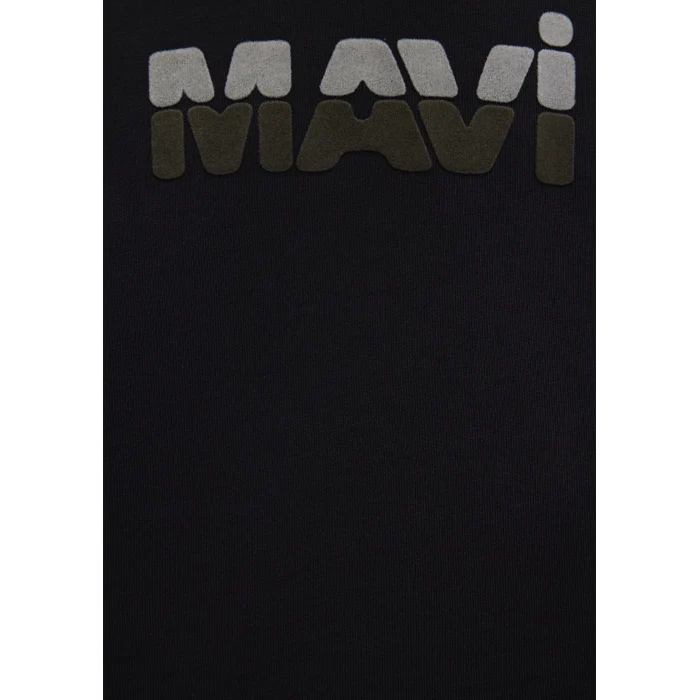 Mavi 0S10395-900 Mavi Logo Siyah Sweatshirt