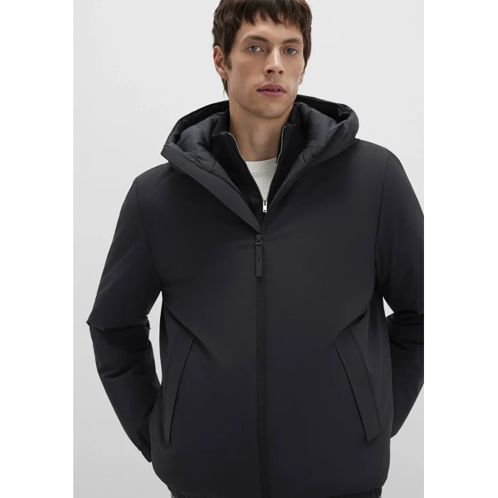 Mavi 0110617-71379 Kapüşonlu Siyah Mont