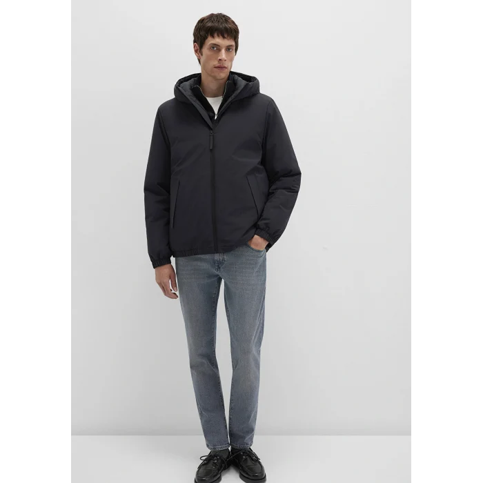 Mavi 0110617-71379 Kapüşonlu Siyah Mont