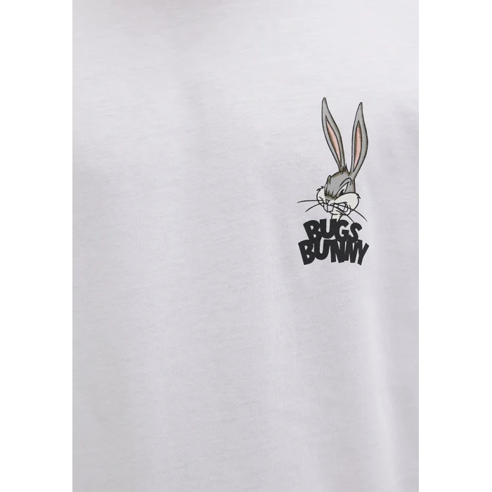 Mavi 0610636-620 Bugs Bunny Baskılı Beyaz Tişört