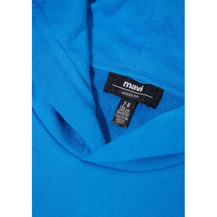 Mavi 6S10131-70772 PlayStation Baskılı Kapüşonlu Mavi Sweatshirt​