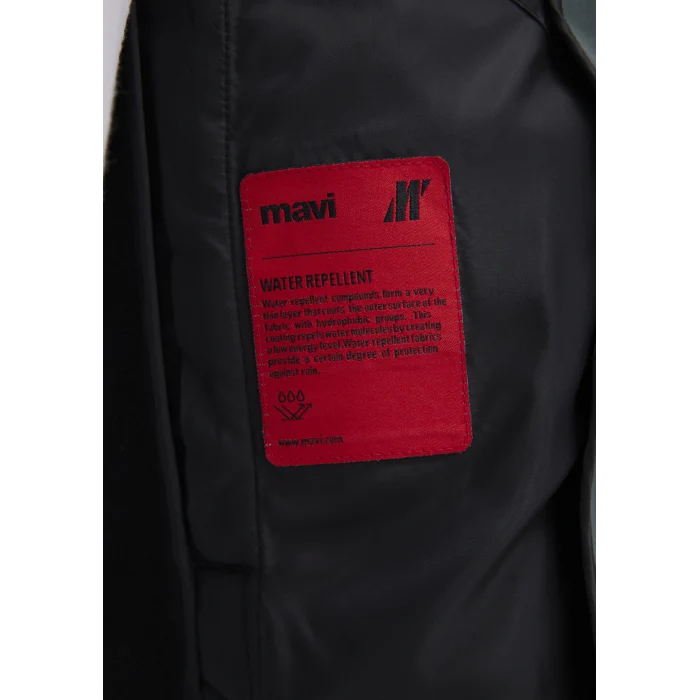 Mavi 0110264-71598 Kapüşonlu Yeşil Scuba Ceket