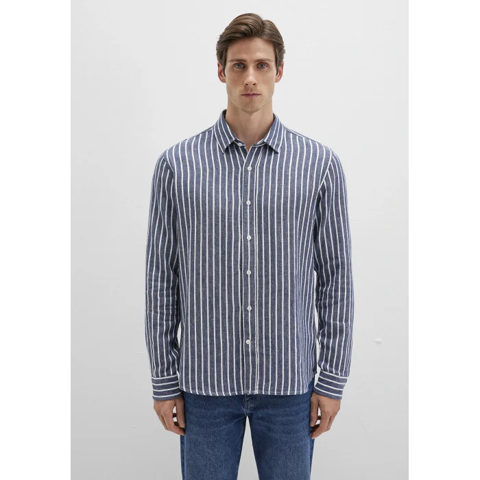 Mavi 0211698-90917 Çizgili Renkli Gömlek