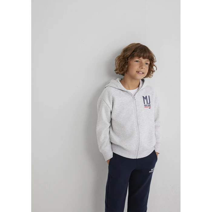 Mavi 6S10138-88467 MJ Baskılı Kapüşonlu Gri Sweatshirt