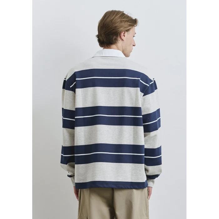 Mavi 0612847-89353 Blok Çizgili Polo Tişört