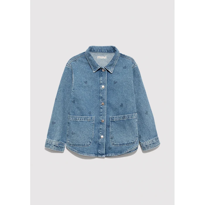 Mavi 7210002-90880 Lulu Açık Mavi Jean Gömlek