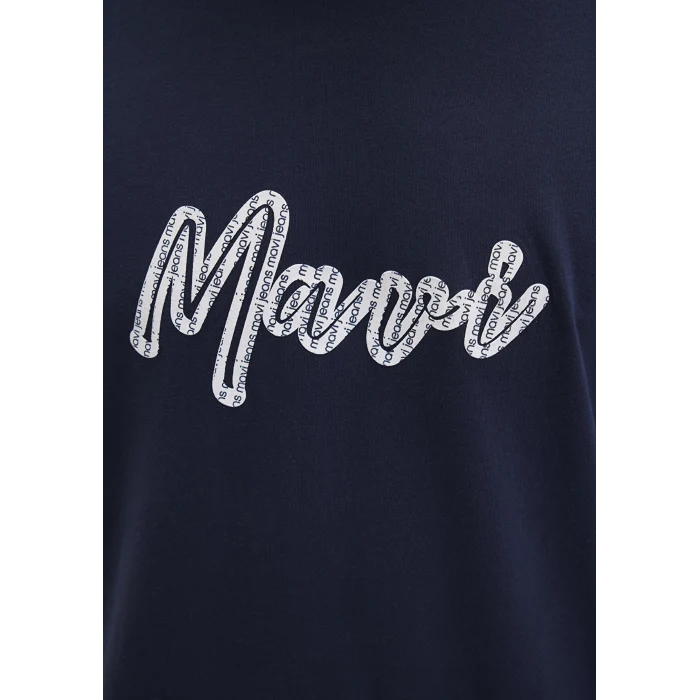 Mavi 0612935-70490 Mavi Baskılı Lacivert Tişört