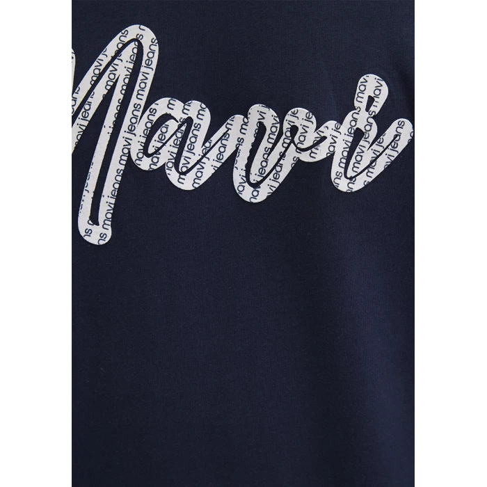 Mavi 0612935-70490 Mavi Baskılı Lacivert Tişört