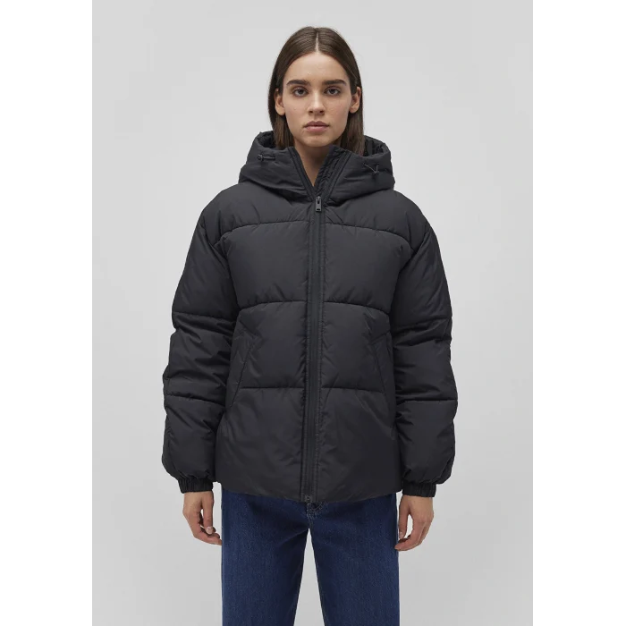 Mavi 1110199-900 Kapüşonlu Siyah Şişme Mont