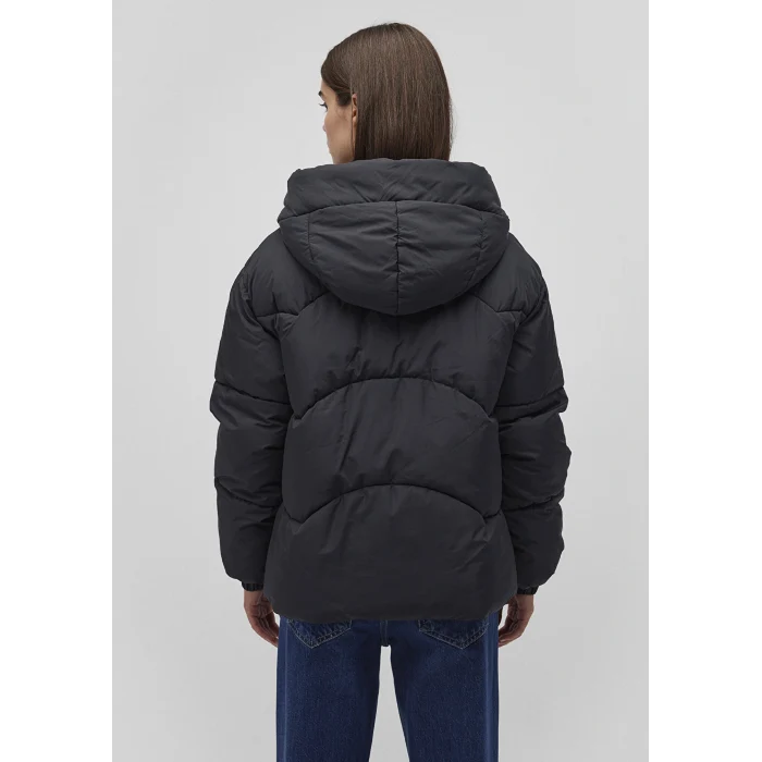 Mavi 1110199-900 Kapüşonlu Siyah Şişme Mont