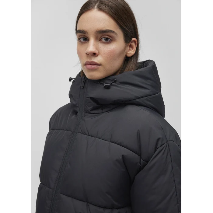 Mavi 1110199-900 Kapüşonlu Siyah Şişme Mont