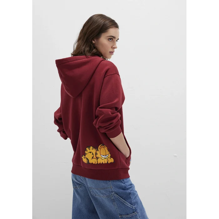 Mavi 1S10469-85493 Garfield Baskılı Bordo Sweatshirt