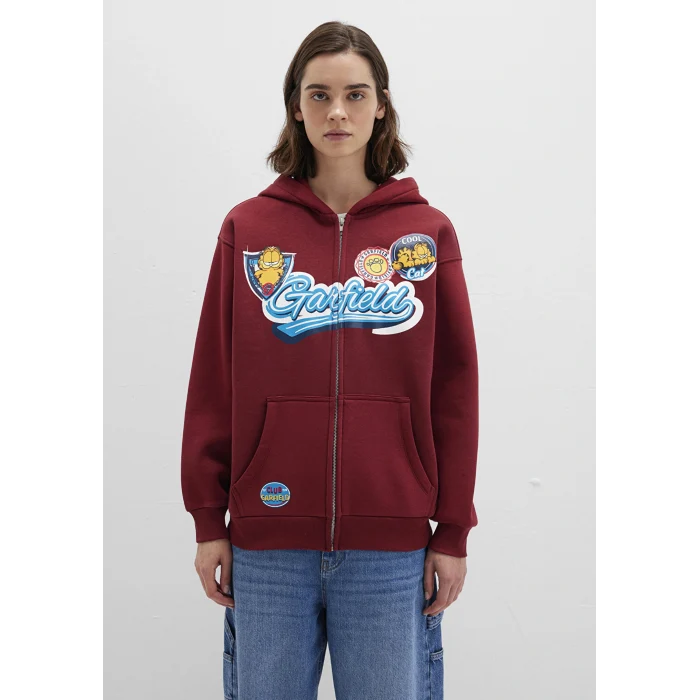 Mavi 1S10469-85493 Garfield Baskılı Bordo Sweatshirt