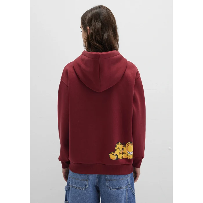 Mavi 1S10469-85493 Garfield Baskılı Bordo Sweatshirt