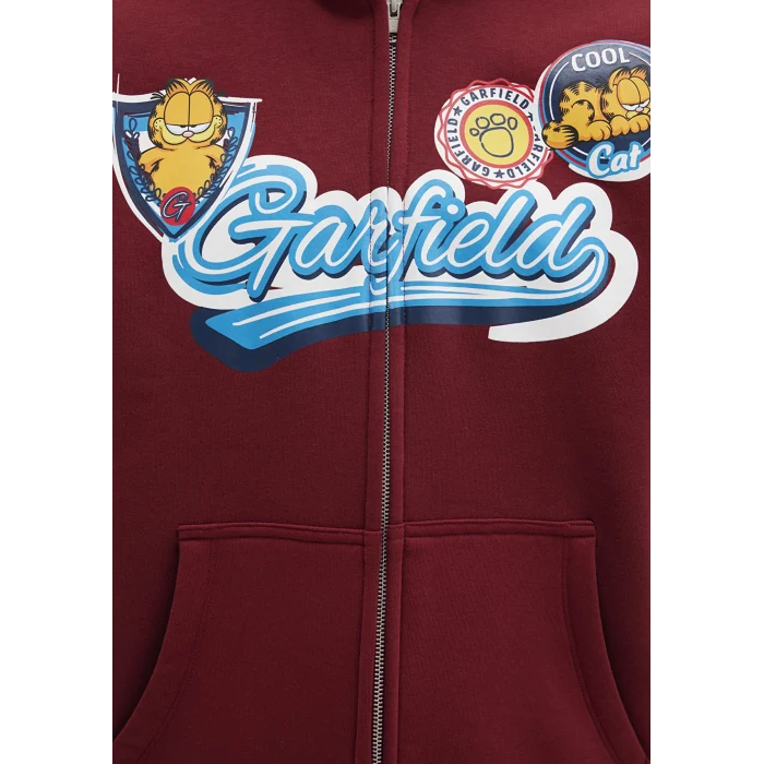 Mavi 1S10469-85493 Garfield Baskılı Bordo Sweatshirt