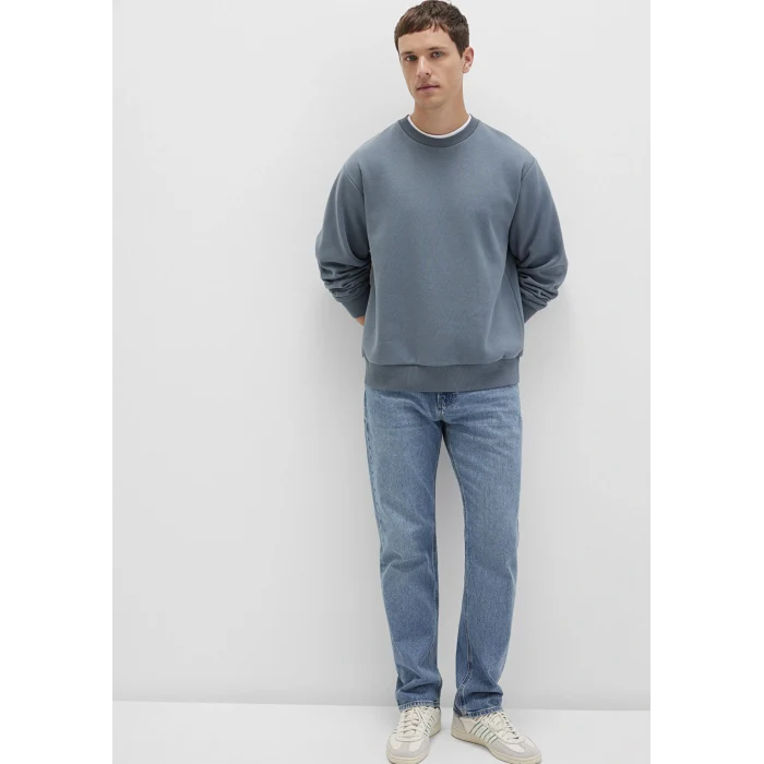 Mavi 0S10276-80889 Bisiklet Yaka Mavi Basic Sweatshirt