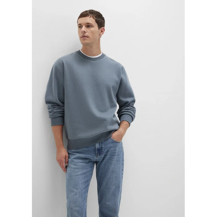 Mavi 0S10276-80889 Bisiklet Yaka Mavi Basic Sweatshirt