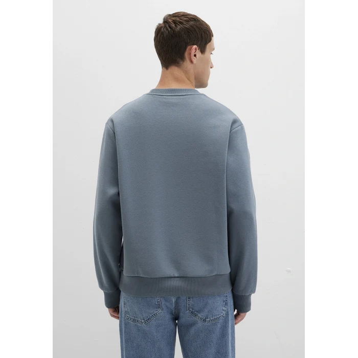 Mavi 0S10276-80889 Bisiklet Yaka Mavi Basic Sweatshirt