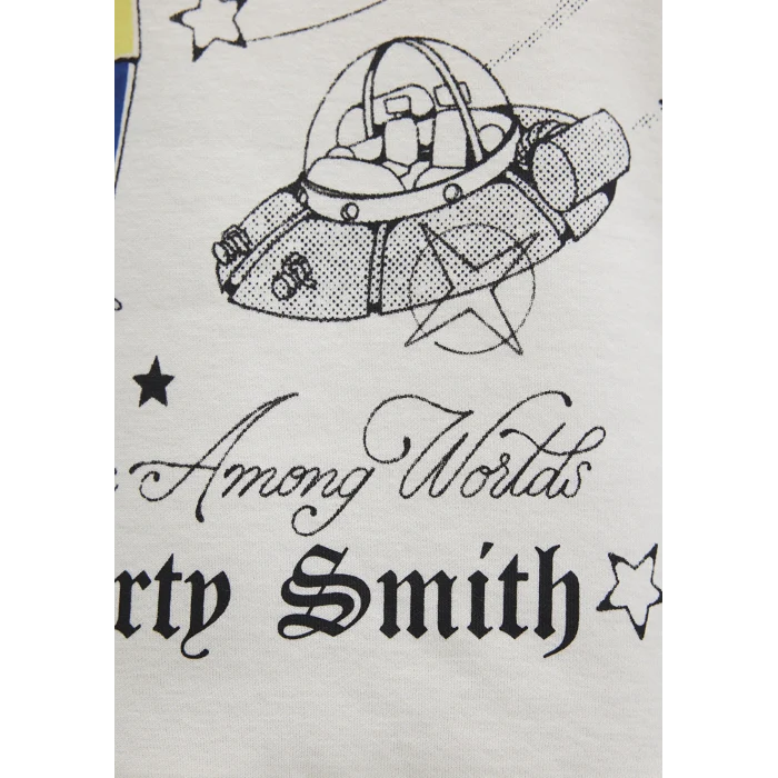 Mavi 1S10468-80194 Rick And Morty Baskılı Ekru Sweatshirt