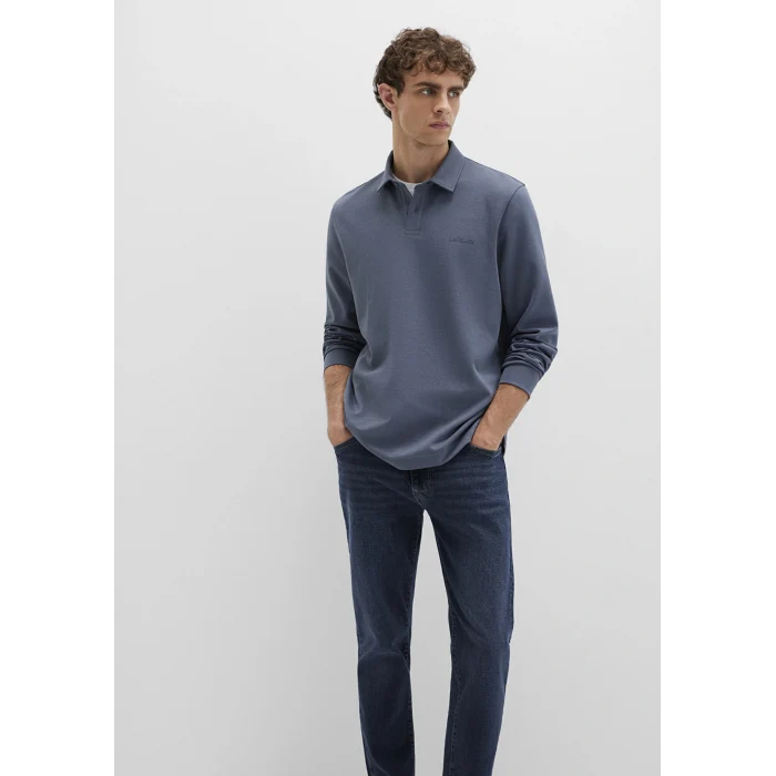 Mavi 0613043-80776 Düğme Detaylı Lacivert Polo Tişört