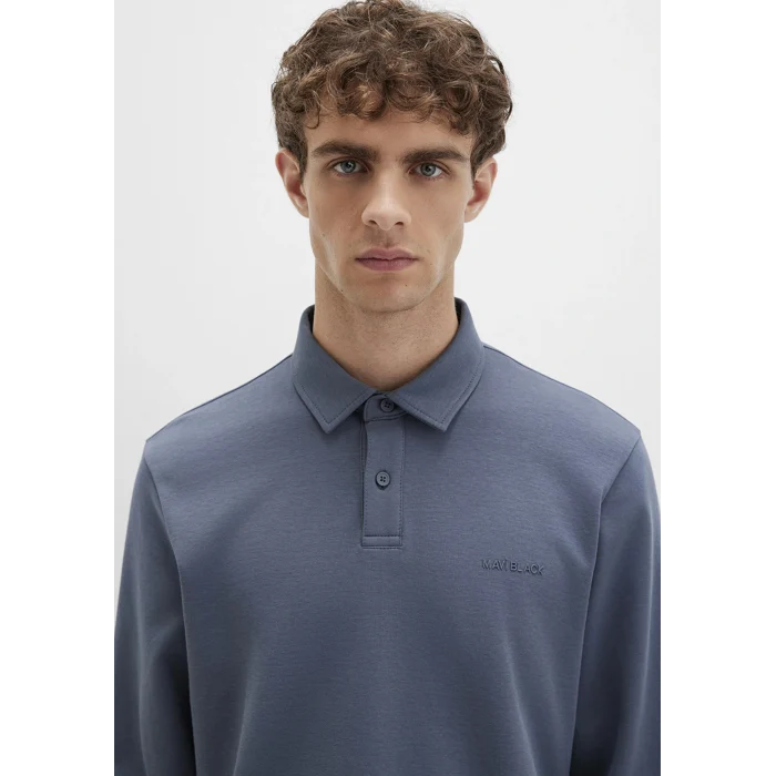 Mavi 0613043-80776 Düğme Detaylı Lacivert Polo Tişört