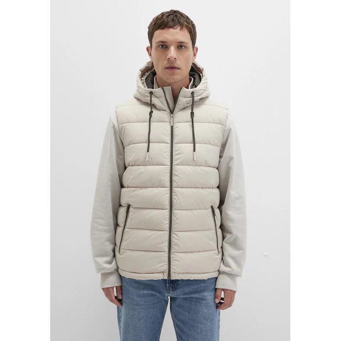 Mavi 0110604-70144 Kapüşonlu Bej Şişme Yelek