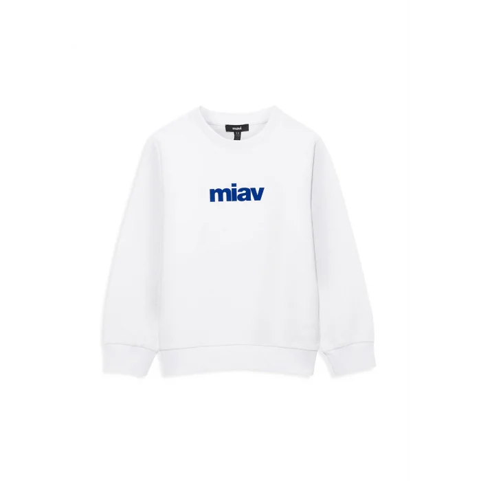 Mavi 6610031-620 Miav Baskılı Beyaz Çocuk Sweatshirt